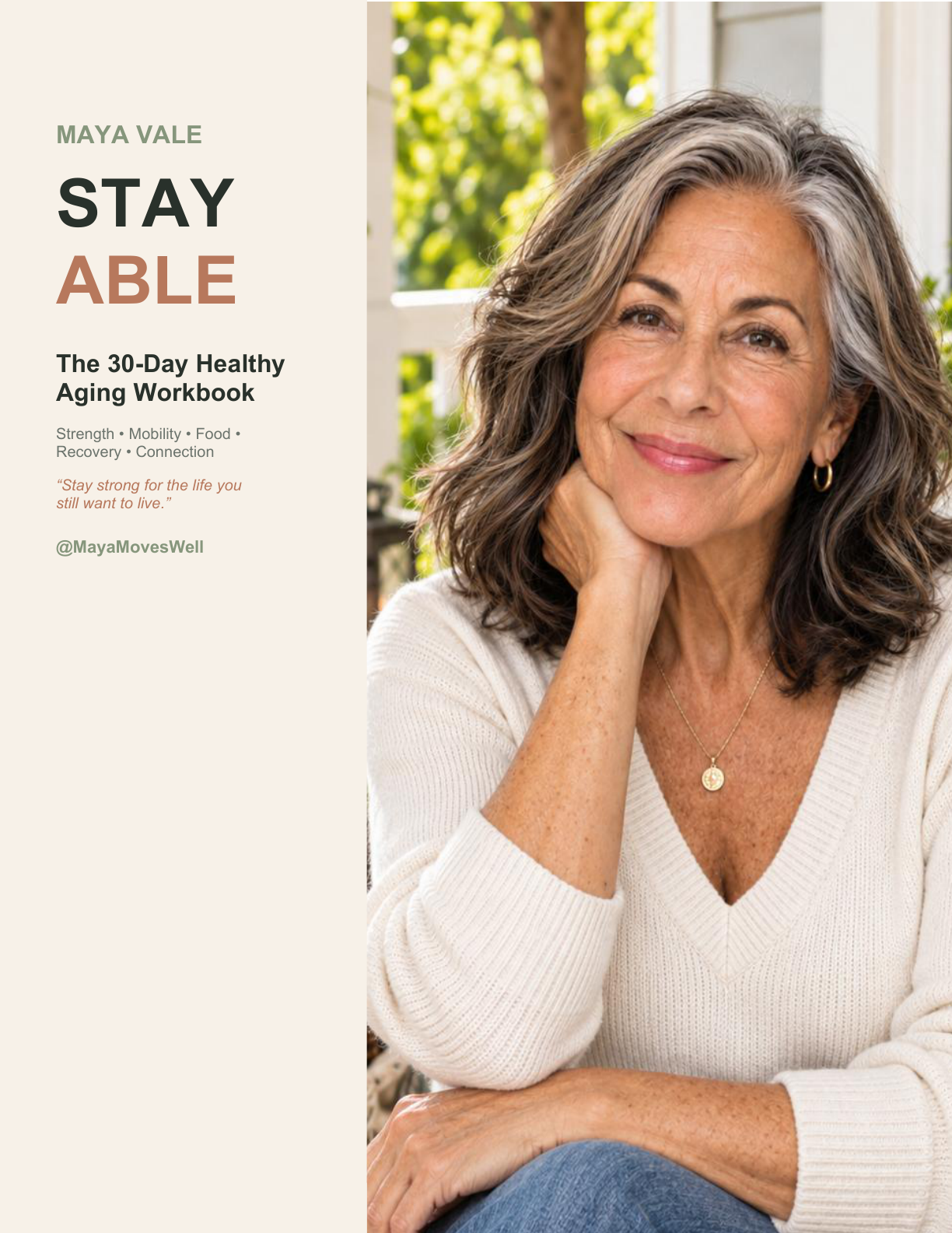 Maya Vale Stay Able: The 30-Day Healthy Aging Workbook cover